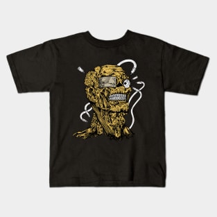 Sick Skull Tshirt, Needle Skull Tee, Skull Gifts, Dark Abstract Design, Skull Print Shirt, Skull Head T-shirt By KingWolf T-shirt Kids T-Shirt